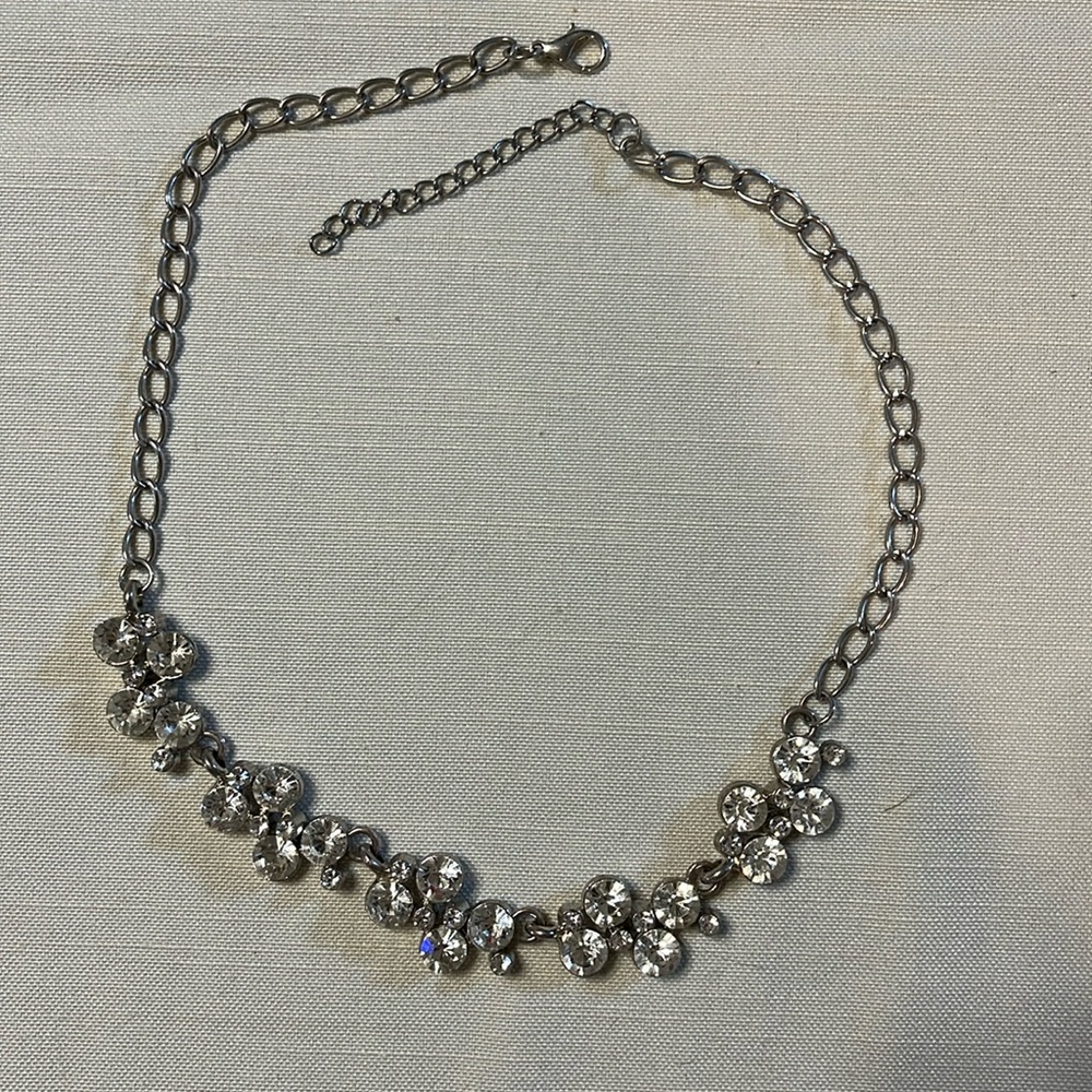 Rhinestone costume jewelry necklace
